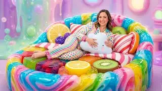 ASMR en tu camita de Slime M&aacute;s Relajante 🍬 1 Hora ASMR | ASMR viral PLUS