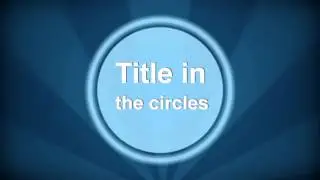 Стиль-титры для ProShow Producer - Title in the circles_3