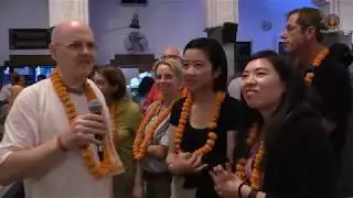 Sri Ganga Riverboat Cruise Tours visits ISKCON's World Headquarters in Mayapur.
