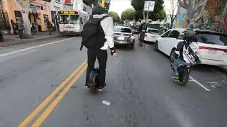 Sf esk8 city mobbing.. cruise through the mission.