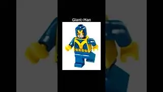 LEGO Marvel Hank Pym Minifigure Evolution