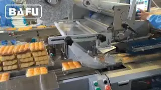 bread packaging machine, hamburger buns packaging machine, burger buns packaging machine