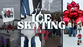 BOOKMAS day 6 | Getting a Break From Finals and Going Ice Skating | Senior Series Ep. 3