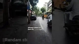 Street s of pune city, walk mornig,how pune looks in real