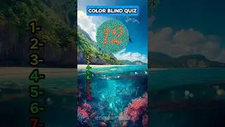 You are colorblind if you can&rsquo;t name the colors!#color #entertainment #quiz