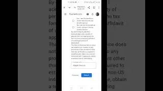 How to submit tax info in adsense for non-us creators on mobile