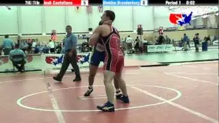 University Nat`ls GR 79 KG / 174 lbs: Josh Castellano vs. Sheldon Brandenburg