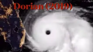 Track of HURRICANE DORIAN 2019 Animation