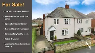 For Sale! 1 Leafield, Hallcroft, Retford.