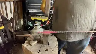 Fallout inspired pilum (Roman javelin) forging 