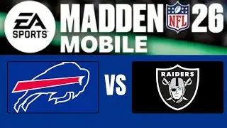 Madden NFL 26 Mobile Gameplay: Buffalo Bills vs Las Vegas Raiders
