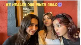 Going trampoline park(that pizza was not good my face says it all)