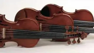 Barbera Twin Hybrid Violin Pickup Bridge on an Acoustic Violin