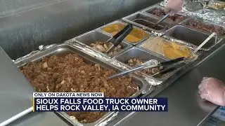 Sioux Falls food trucks helps out flood victims in Iowa