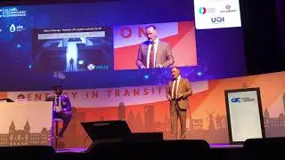 Peter Rutten presents during the Global Technology Conference of the World LPG Association
