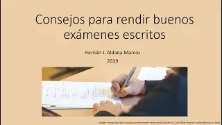 Como rendir exámenes escritos