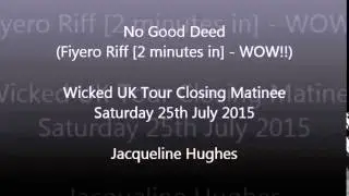 Jacqueline Hughes - LAST No Good Deed