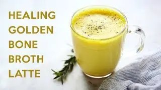 This Healing Golden Bone Broth Latte #paleo #keto #glutenfree #whole30