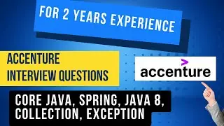 2 Years Experience | JAVA  Interview Questions And Answers for Accenture | Shared by Subscriber