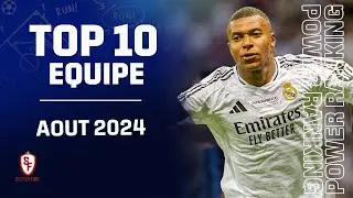 📈💯 AOUT 2024 - Top 10 Meilleure Equipes #football #foot