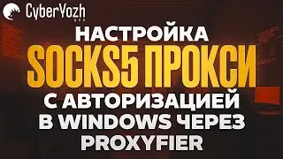 Настройка SOCKS5 прокси с авторизацией в Windows через Proxyfier