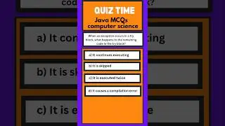 Java MCQs Computer Science #computerscience #javaprogramming #interview #practicequestions