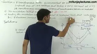 #5.31 excitation voltage and power factor base questions synchronous machine || SYNCHRONOUS MACHINE