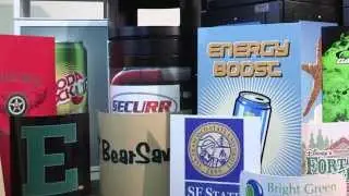 Advertising On Trash Cans, Waste Receptacles, Recycle Bine - Custom trash cans with logos
