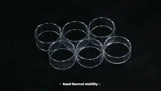 Customized high temperature resistant laboratory quartz crucible
