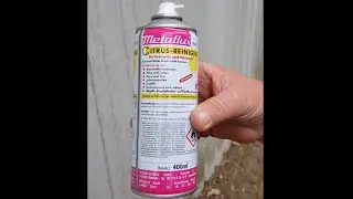 Citrus Reiniger f&uuml;r ✅ Metall ✅ Werkzeug ✅ Glas ✅ Kunstoff ➤ Metaflux Spray 👩&zwj;🔧👨&zwj;🔧 | 75-1700