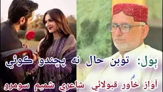 To bin Haal na puchando koi | Poetry Shamim soomro | voice by khawar kabolai 