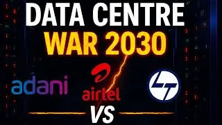 India&rsquo;s DATA CENTRE WAR: Adani vs Airtel vs L&T | Who Will Win 2030?
