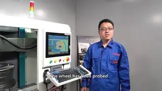 Mini size vertical diamond cut alloy wheel repair machine DCM28P