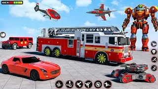 Игра &laquo;Летающий робот-пожарный, трансформирующийся в автомобиль&raquo; 2026 года | Игра по спасению на п...