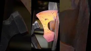 Hammer power forging shorts #shorts #shortvideo #shortsfeed #axe #forging