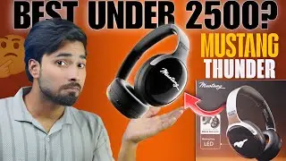 Mustang Thunder Headphones Review 🔥 | Sound, Battery, Gaming, & Worth It? (Honest Review)