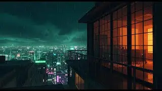 🌧️ Rainy City Lofi  🌆 |  ☁️ Moody Urban Dream 💤✨| ✨Chill •  Relax • Work  • Study   🎧✨