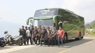 Pesona Crew Ramah Bus ALS 084 D'Boy Medan Padang‼️Bus Sumbar Masuk Sore Dari Rantau #busmania #viral