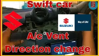 #A/c vent direction change#swift car#Low air flow problem#cooling problem#car service#engineer