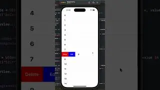 UITableView Swipe Action #shorts #ytshorts #coding #crazycodewithandy #development #swift #ios #code