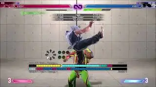 SF6 [Ken] Max Damage S2 and S3 Midscreen Meterless 👀