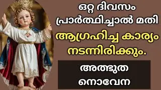 അത്ഭുതങ്ങൾ സമ്മാനിക്കുന്ന 9 മണിക്കൂർ നൊവേന പ്രാർത്ഥന /Miracle prayer/ VOICE OF GOD 