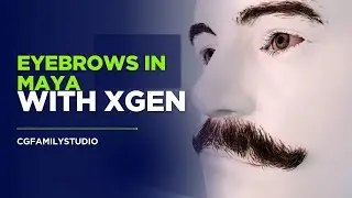 Groom Realistic Eyebrows in Maya with XGen – Quick 3D Tutorial - #xgen  Series