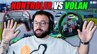 TESTIRAO sam KONTROLER i VOLAN u Gran Turismo 7 *JOYSTICK BOLJI*