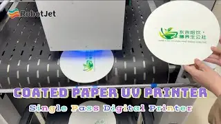 Coated Paper UV Single Pass Printer, UV Printing Machine