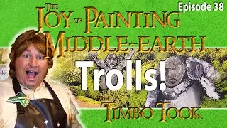 Merry and Pippen Discover Trolls! | The Joy of Painting Middle Earth | Artwork Tutorial Painting