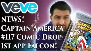 VEVE NEWS!  Sam Wilson Falcon First Appearance in Captain America #117 Disney Marvel NFT Comic drop