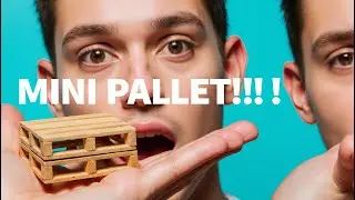 Make a Tiny Wooden Pallet | A Must-Have for Miniature Construction Projects