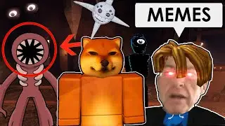 ROBLOX Os Melhores Momentos Engraçados de DOORS PISO 2 (MEMES)