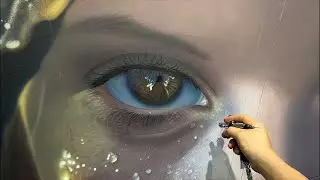 Rafa Fonseca Art est&aacute; en vivo, obra en proceso de texturizado en la piel.